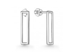 Серебряные cерьги пусеты (гвоздики)