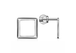 Серебряные cерьги пусеты (гвоздики)