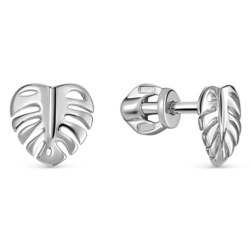 Серебряные cерьги пусеты (гвоздики)