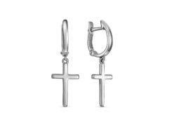 Серебряные cерьги висячие