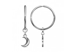 Серебряные cерьги конго