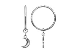 Серебряные cерьги конго