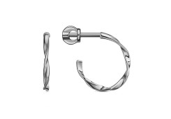 Серебряные cерьги пусеты (гвоздики)