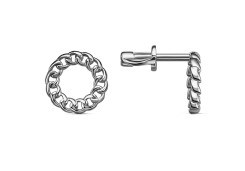 Серебряные cерьги пусеты (гвоздики)