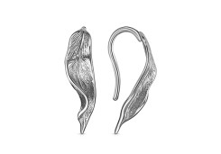 Серебряные cерьги классические