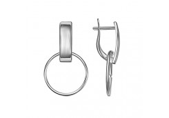 Серебряные cерьги висячие