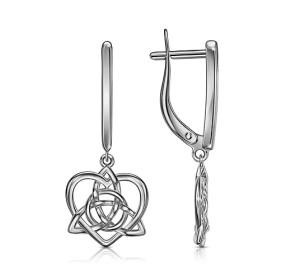 Серебряные cерьги висячие