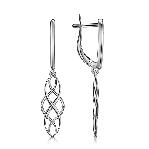 Серебряные cерьги висячие