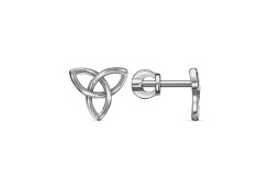 Серебряные cерьги пусеты (гвоздики)