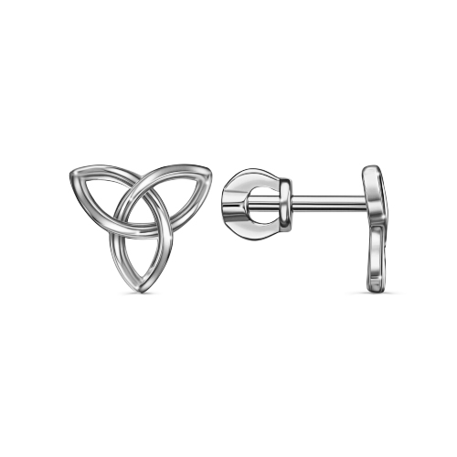 Серебряные cерьги пусеты (гвоздики)