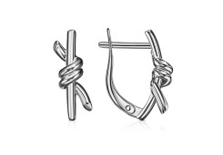 Серебряные cерьги классические