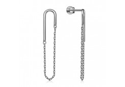 Серебряные cерьги пусеты (гвоздики)