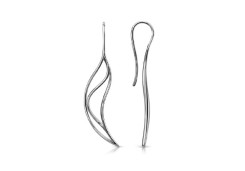 Серебряные cерьги классические