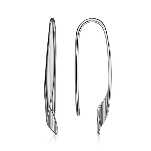 Серебряные cерьги классические