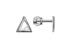 Серебряные cерьги пусеты (гвоздики)