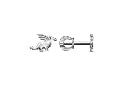 Серебряные cерьги пусеты (гвоздики)