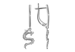 Серебряные cерьги висячие