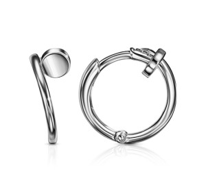 Серебряные cерьги классические