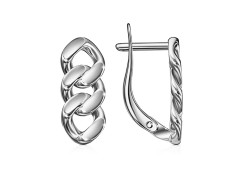 Серебряные cерьги классические