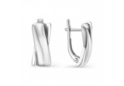 Серебряные cерьги классические