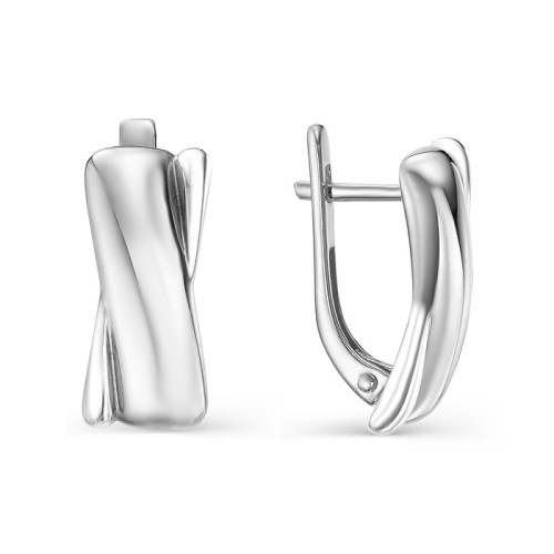 Серебряные cерьги классические