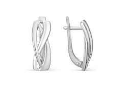 Серебряные cерьги классические