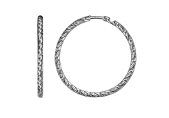 Серебряные cерьги конго