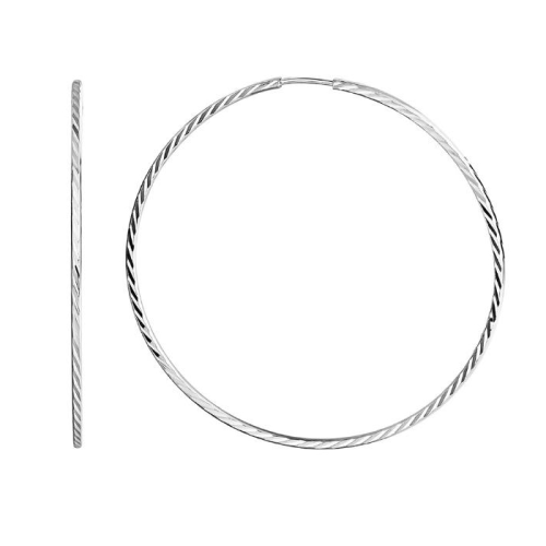 Серебряные cерьги конго