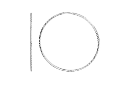 Серебряные cерьги конго