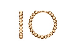 Серебряные cерьги классические с позолотой