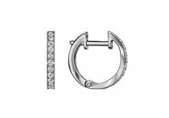 Серебряные cерьги с фианитом