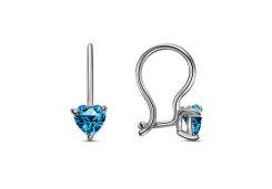 Серебряные cерьги с фианитом