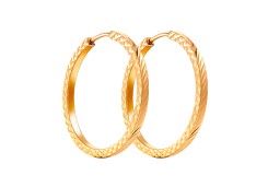 Серебряные cерьги конго