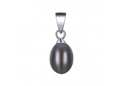 Серебряная подвеска с жемчугом