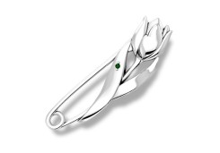 Сувенир из серебра с фианитом