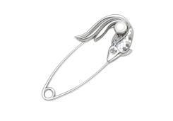 Сувенир из серебра с жемчугом