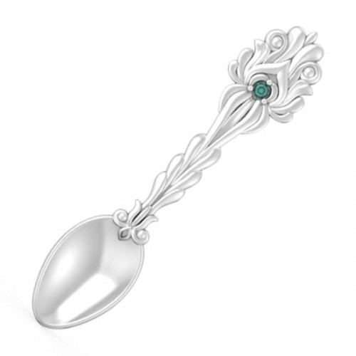 Сувенир из серебра с фианитом