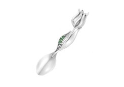 Сувенир из серебра с фианитом