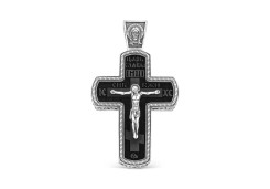 Крест из серебра с деревом