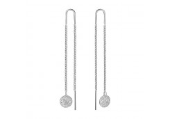 Серебряные cерьги классические