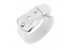 Серебряное кольцо с каучуком