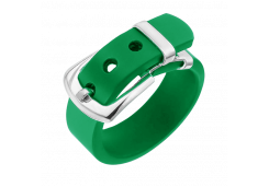 Серебряное кольцо с каучуком