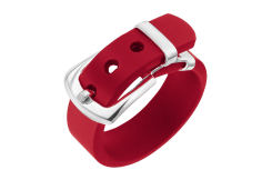 Серебряное кольцо с каучуком