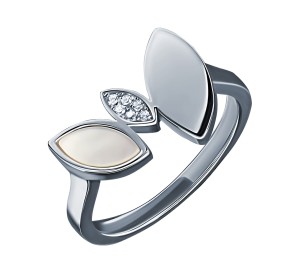 Серебряное кольцо с перламутром