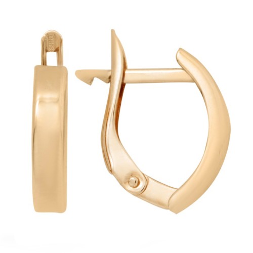 Золотые cерьги классические