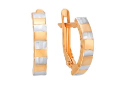 Золотые cерьги классические