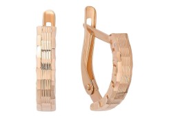 Золотые cерьги классические