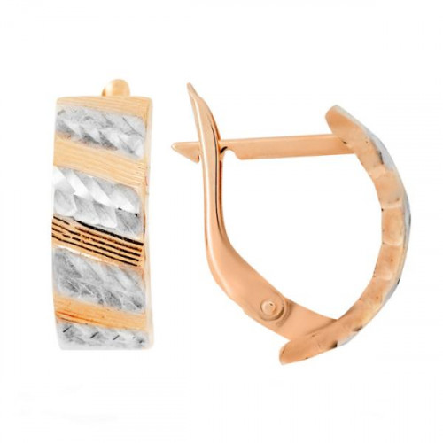 Золотые cерьги классические