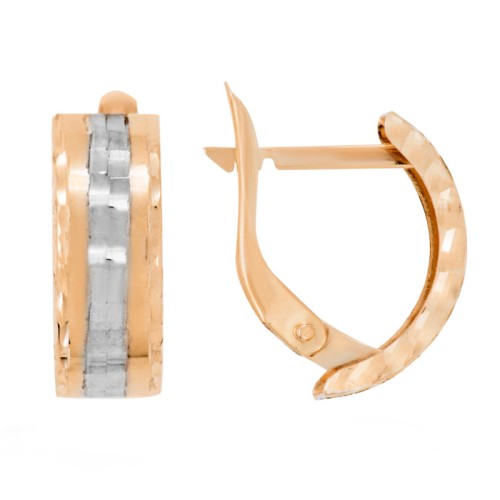 Золотые cерьги классические