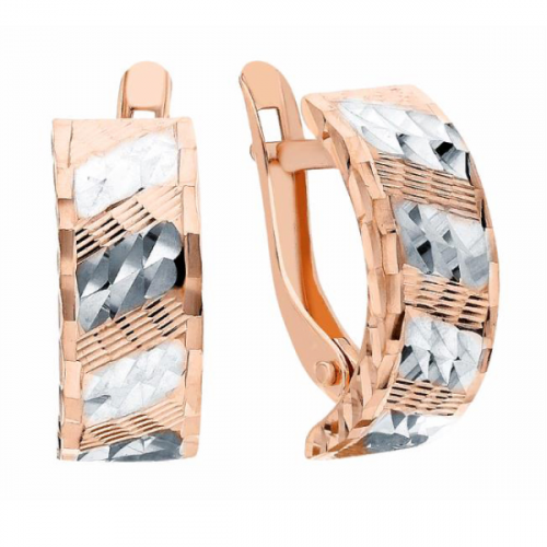 Золотые cерьги классические